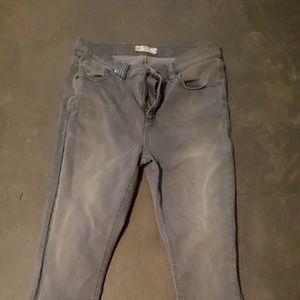 Free people gray skinny jeans size 27
